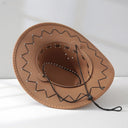 Western cowboy utomhus solskärm riddarhatt
