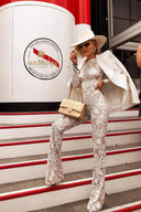 Slim-fit Court-Style Jumpsuit