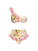 Conjunto de Biquíni Sexy com Apliques Feito à Mão