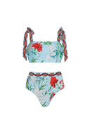 Blondekant knyte fransk stil bikinisett