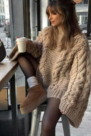 Sweater med Klokkeærmer