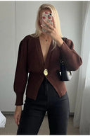 Oversized og Farverig Cardigan (Kopi)