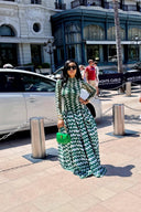 Zigzag Monte Carlo Maxi Dress
